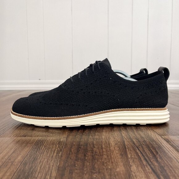 Cole Haan Original Grand Wingtip Oxford Stitchlite Shoe C27959 Size 12M Black - Picture 2 of 13